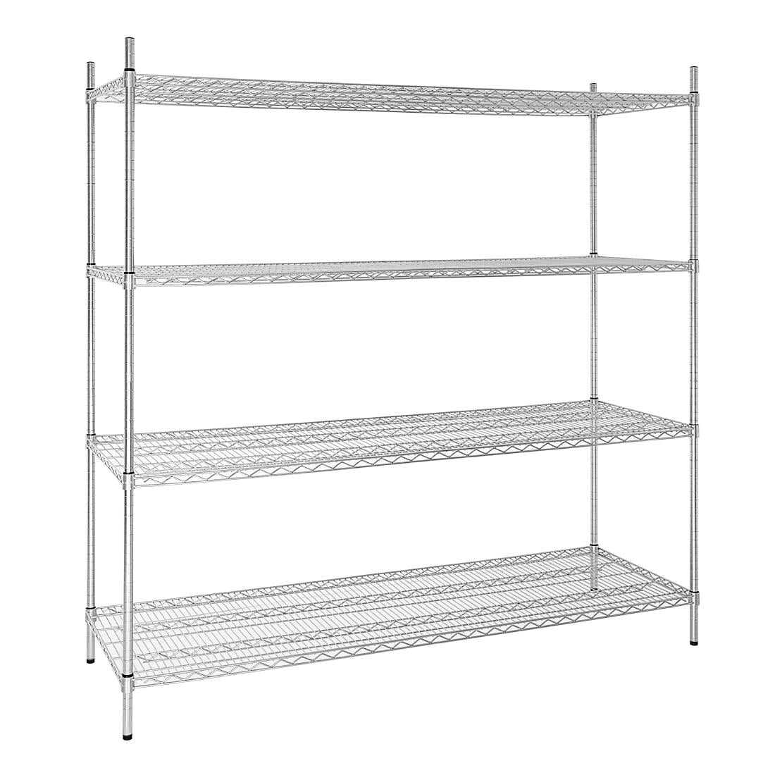Vogue voorraadrek met 4 schappen 183x61cm - Afbeelding 2
