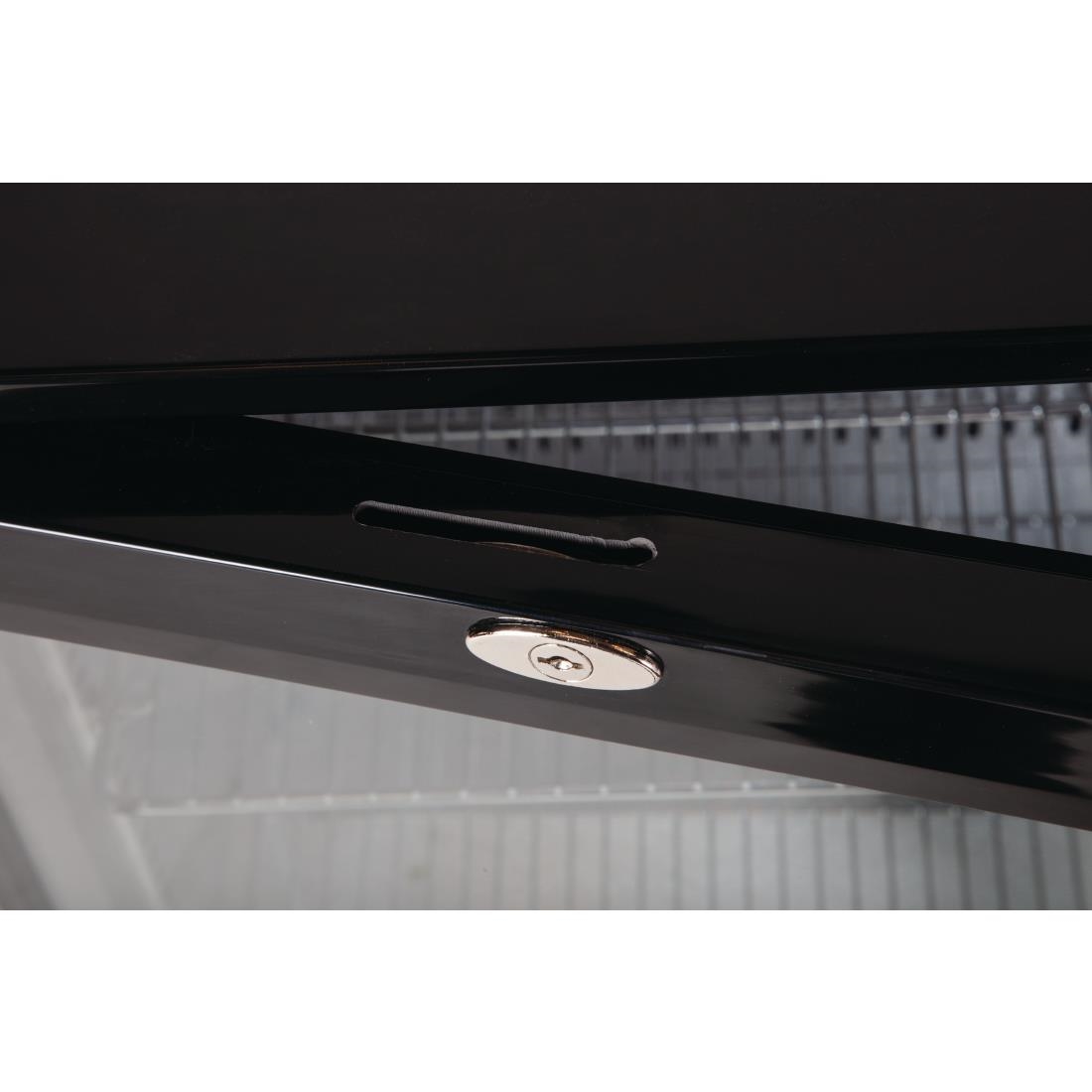 Polar G-serie 2-deurs barkoeling met klapdeuren zwart 198L - Afbeelding 11