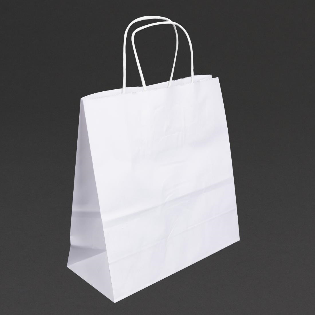 Fiesta Recyclebare Witte Papieren Tassen met Gedraaid Handvat Klein (250 stuks) - Afbeelding 3