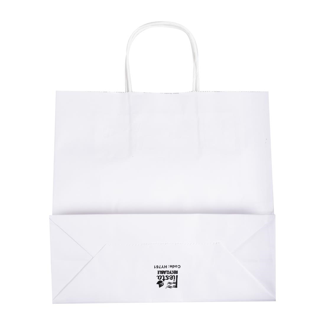 Fiesta Recyclebare Witte Papieren Tassen met Gedraaid Handvat Klein (250 stuks) - Afbeelding 5
