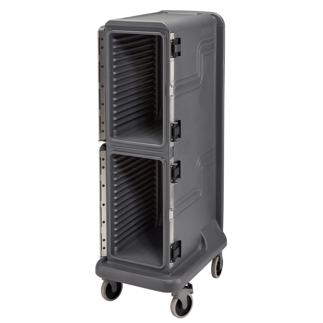 Cambro Ultra Pro Wagen Hoge Tweedeurs Wagen Voor Warme En Koude Gerechten, Antracietgrijs - Afbeelding 3