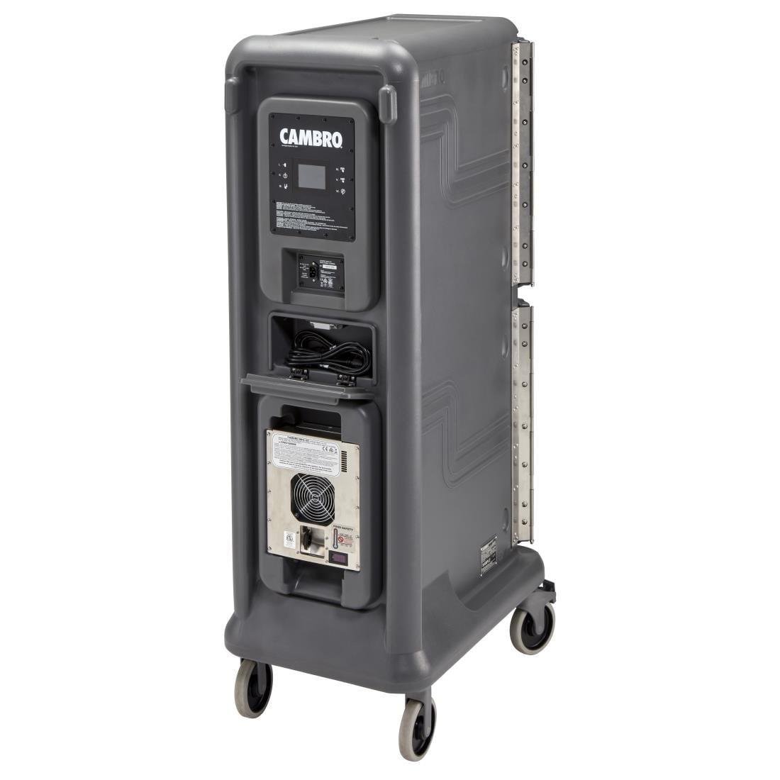 Cambro Ultra Pro Wagen Hoge Tweedeurs Wagen Voor Warme En Koude Gerechten, Antracietgrijs - Afbeelding 4