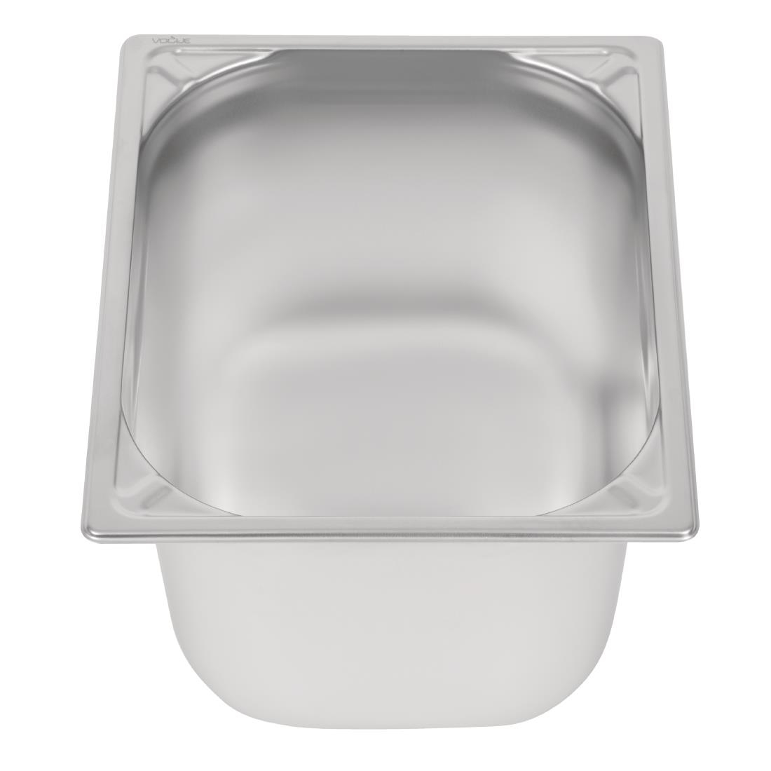 Vogue heavy duty RVS 1/2 gastronormbak 200mm - Afbeelding 3