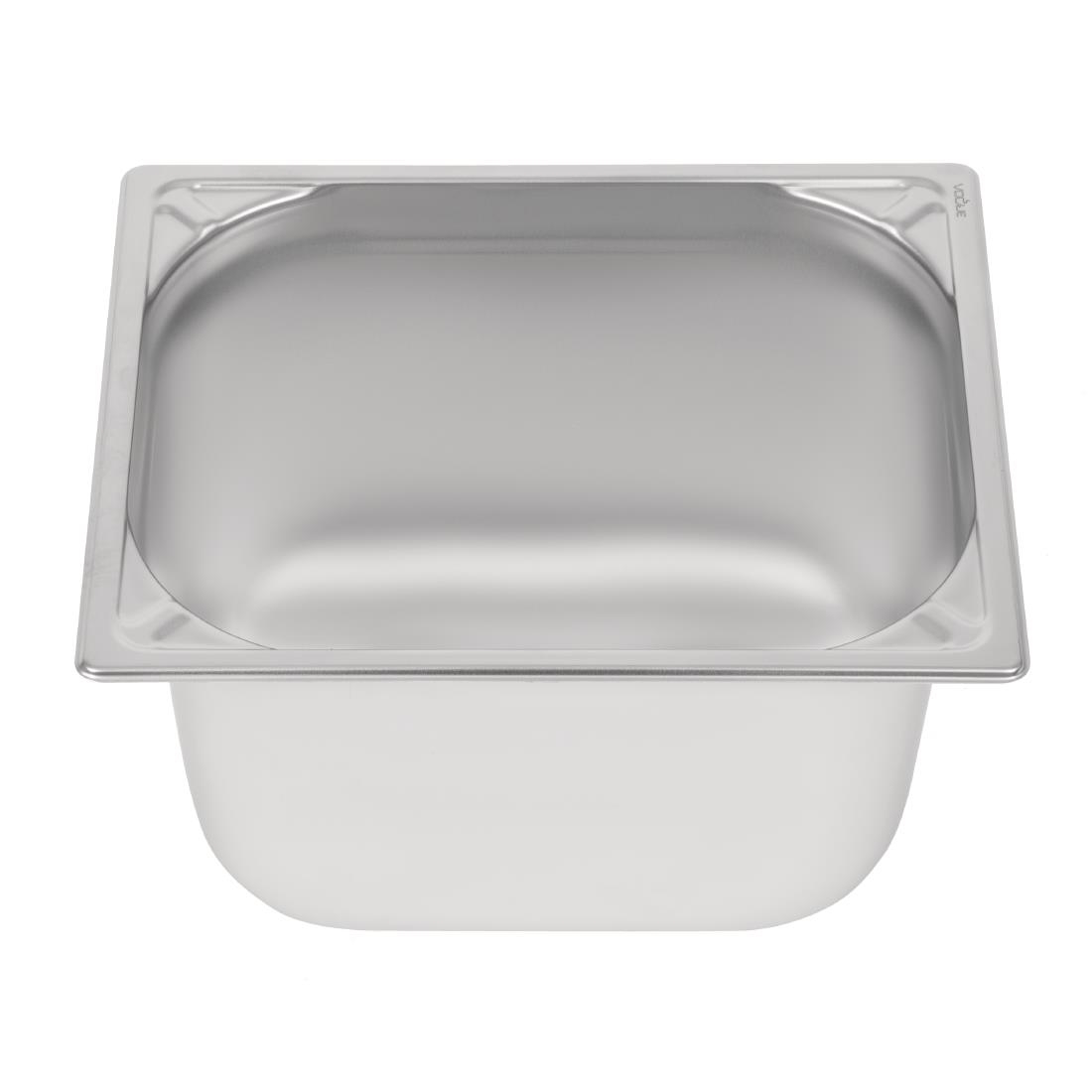 Vogue heavy duty RVS 1/2 gastronormbak 200mm - Afbeelding 4