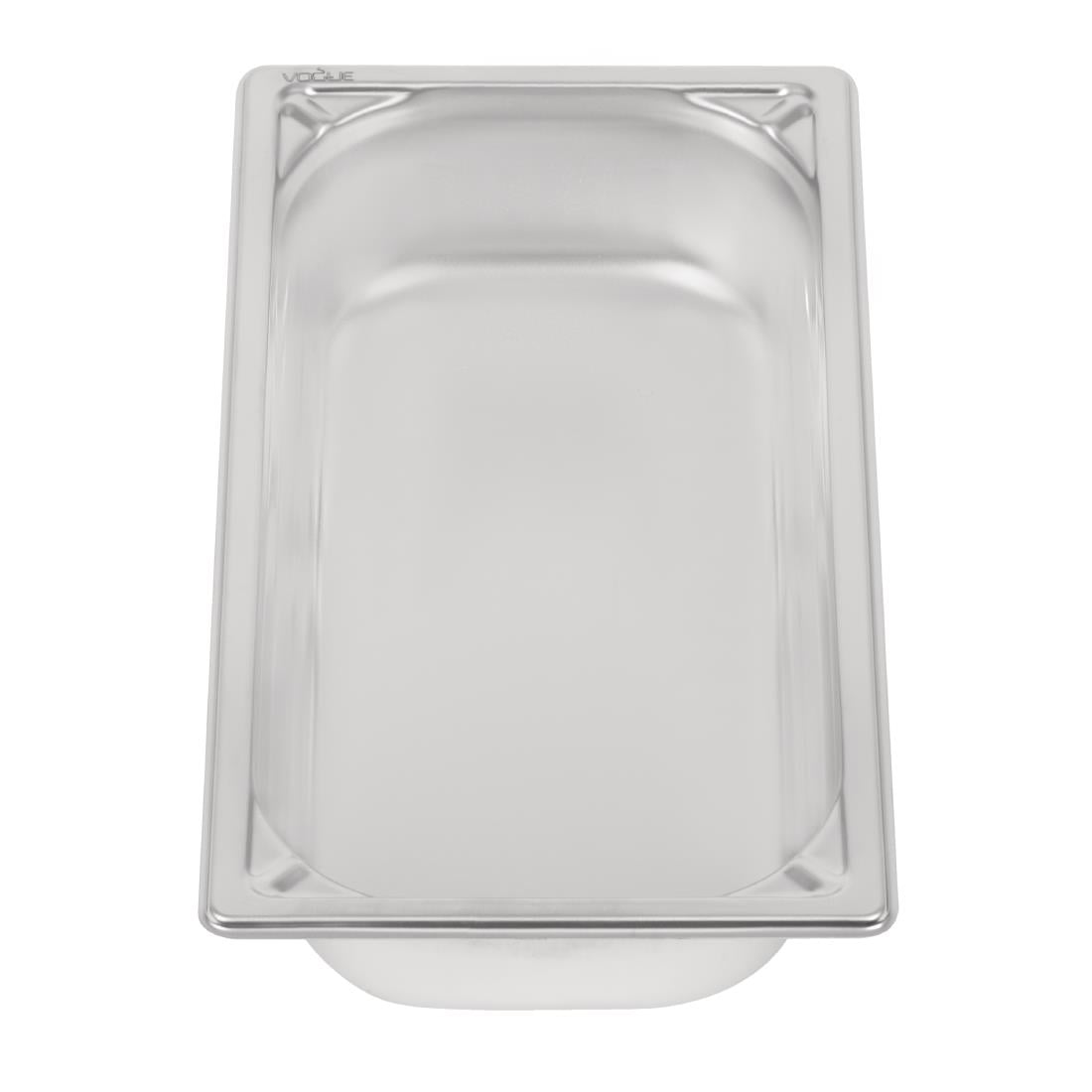 Vogue heavy duty RVS 1/3 gastronormbak 65mm - Afbeelding 3