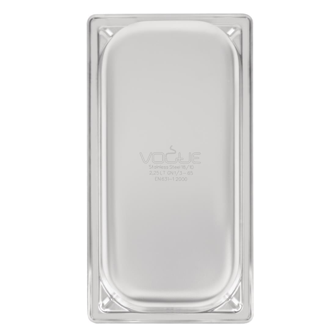 Vogue heavy duty RVS 1/3 gastronormbak 65mm - Afbeelding 7
