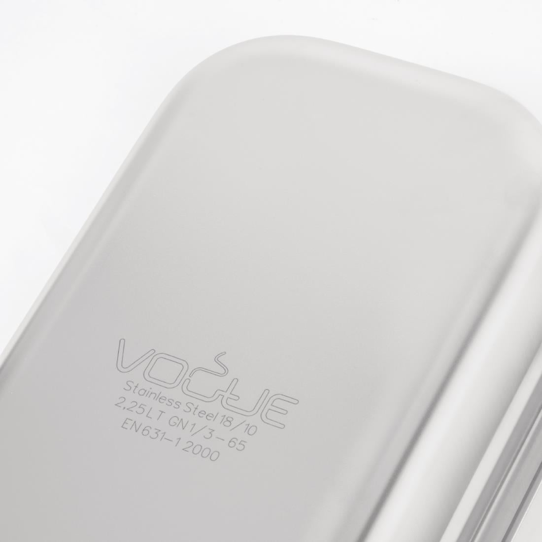 Vogue heavy duty RVS 1/3 gastronormbak 65mm - Afbeelding 8
