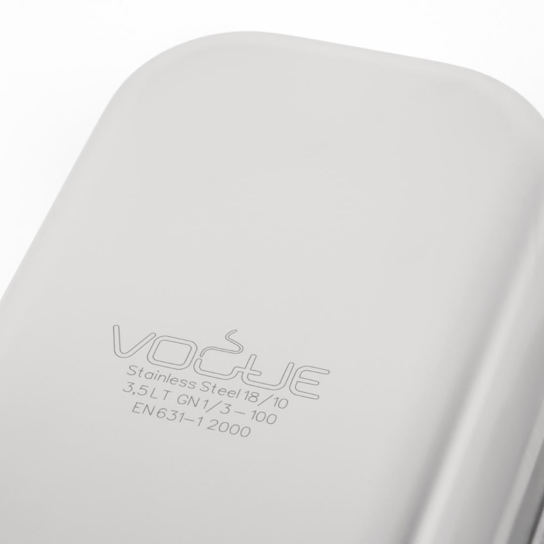 Vogue RVS GN 1/3 bak 100mm - Afbeelding 8