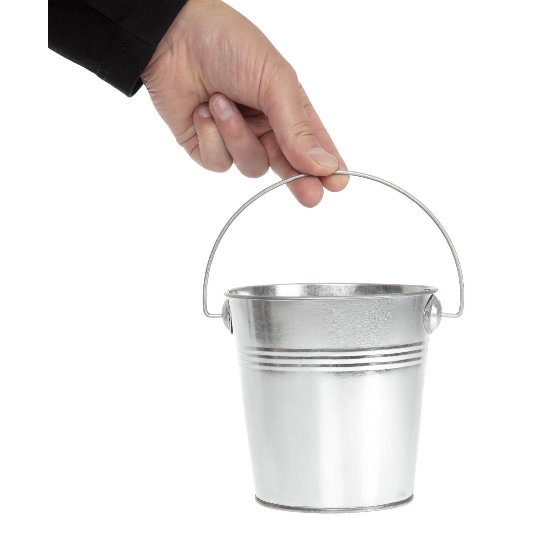 Olympia ronde gegalvaniseerde emmer 13cm - Afbeelding 4