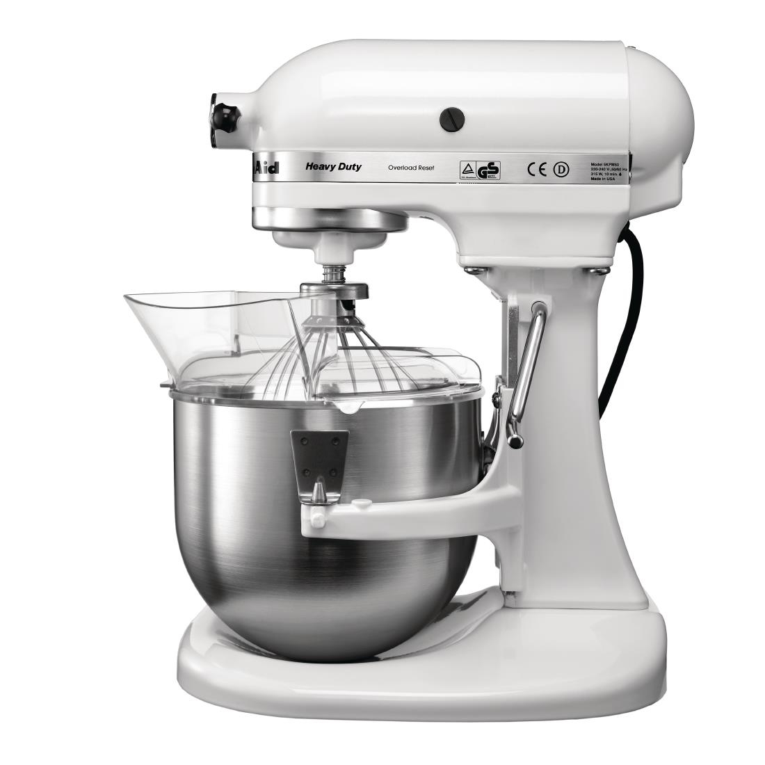 KitchenAid K5 planetaire mixer wit 4,8L 5KPM5EWH - Afbeelding 3