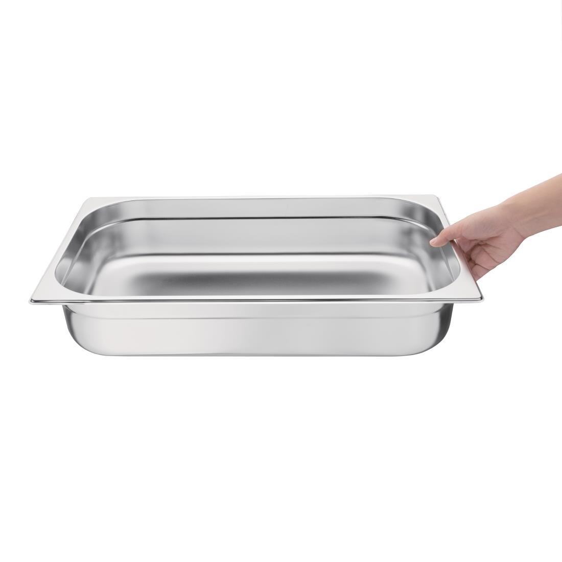 Vogue RVS gastronormbak GN 1/1 100mm - Afbeelding 4