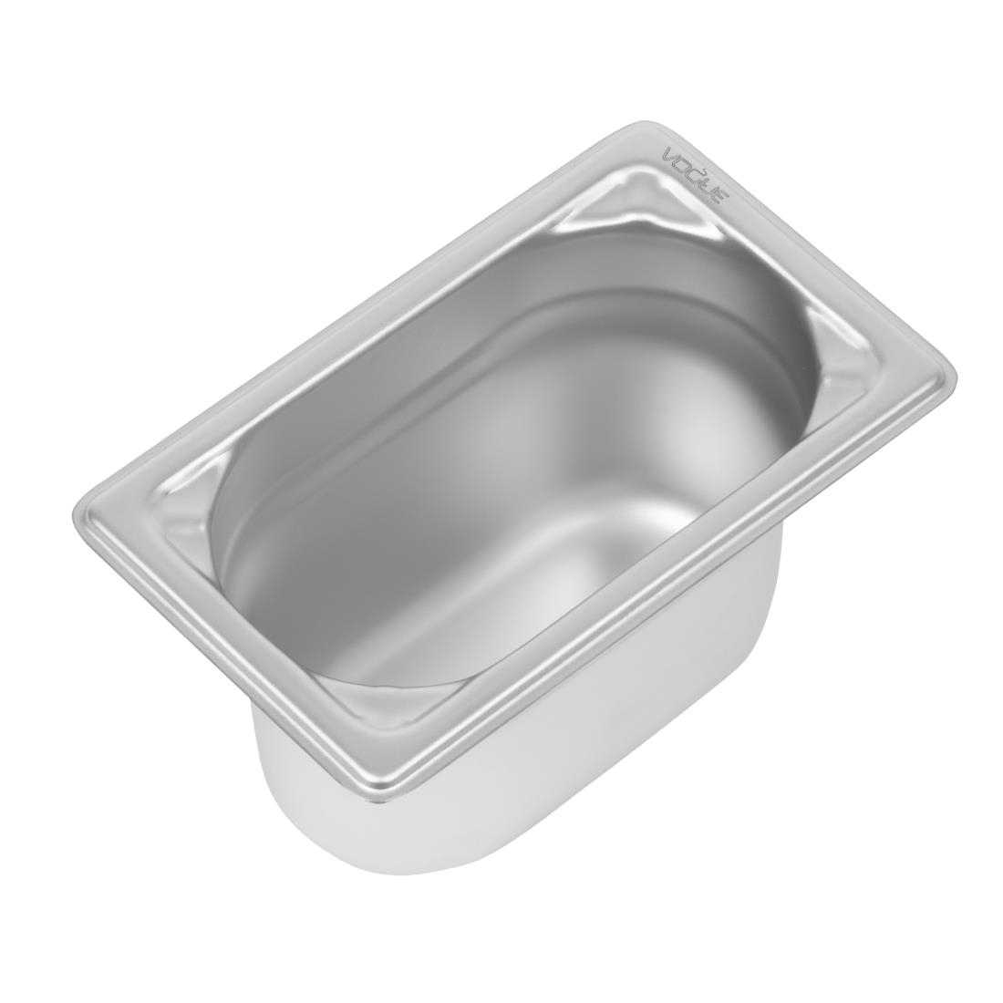 Vogue heavy duty RVS 1/9 gastronormbak 100mm - Afbeelding 2