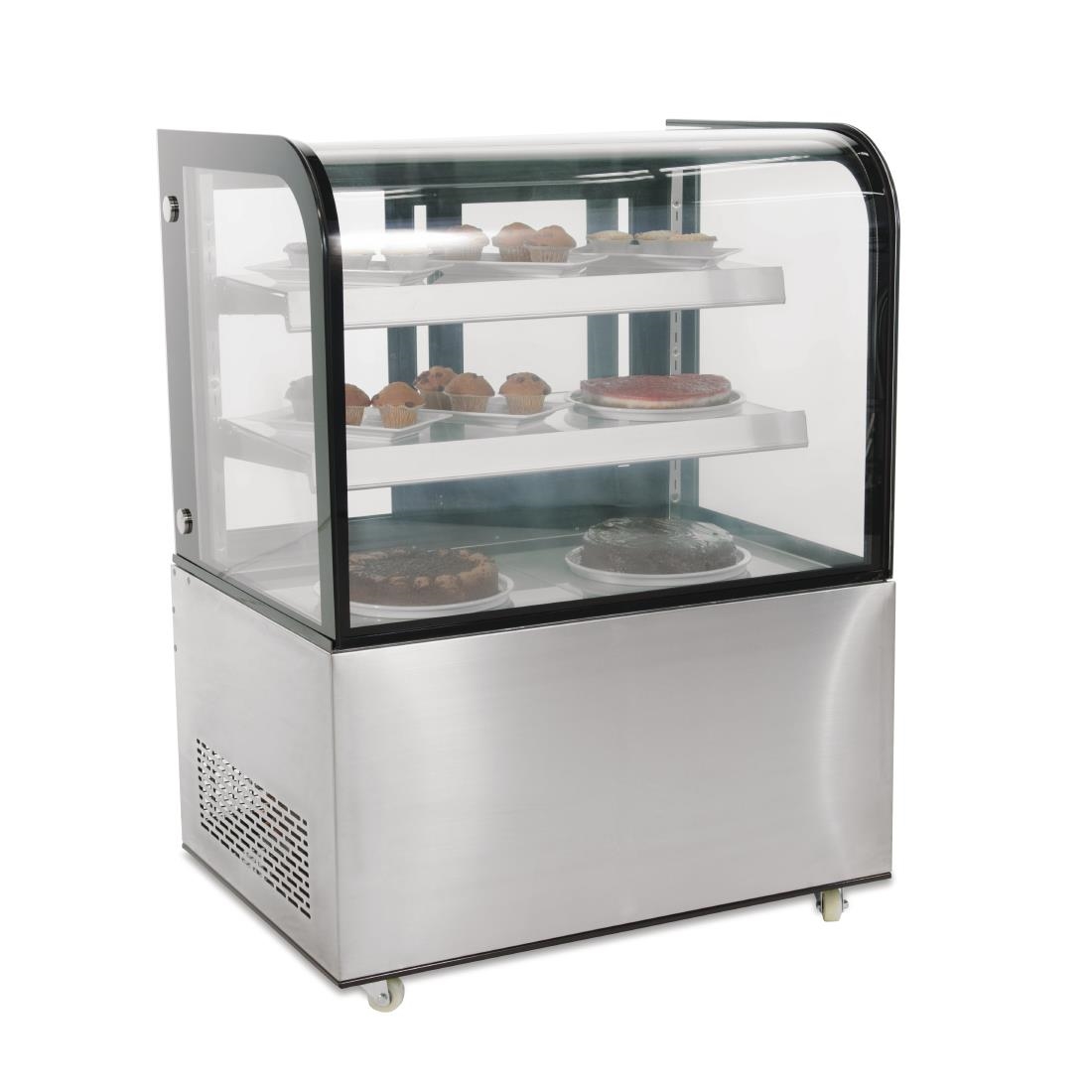 Polar G-serie koelvitrine met gebogen glas 270L - Afbeelding 2