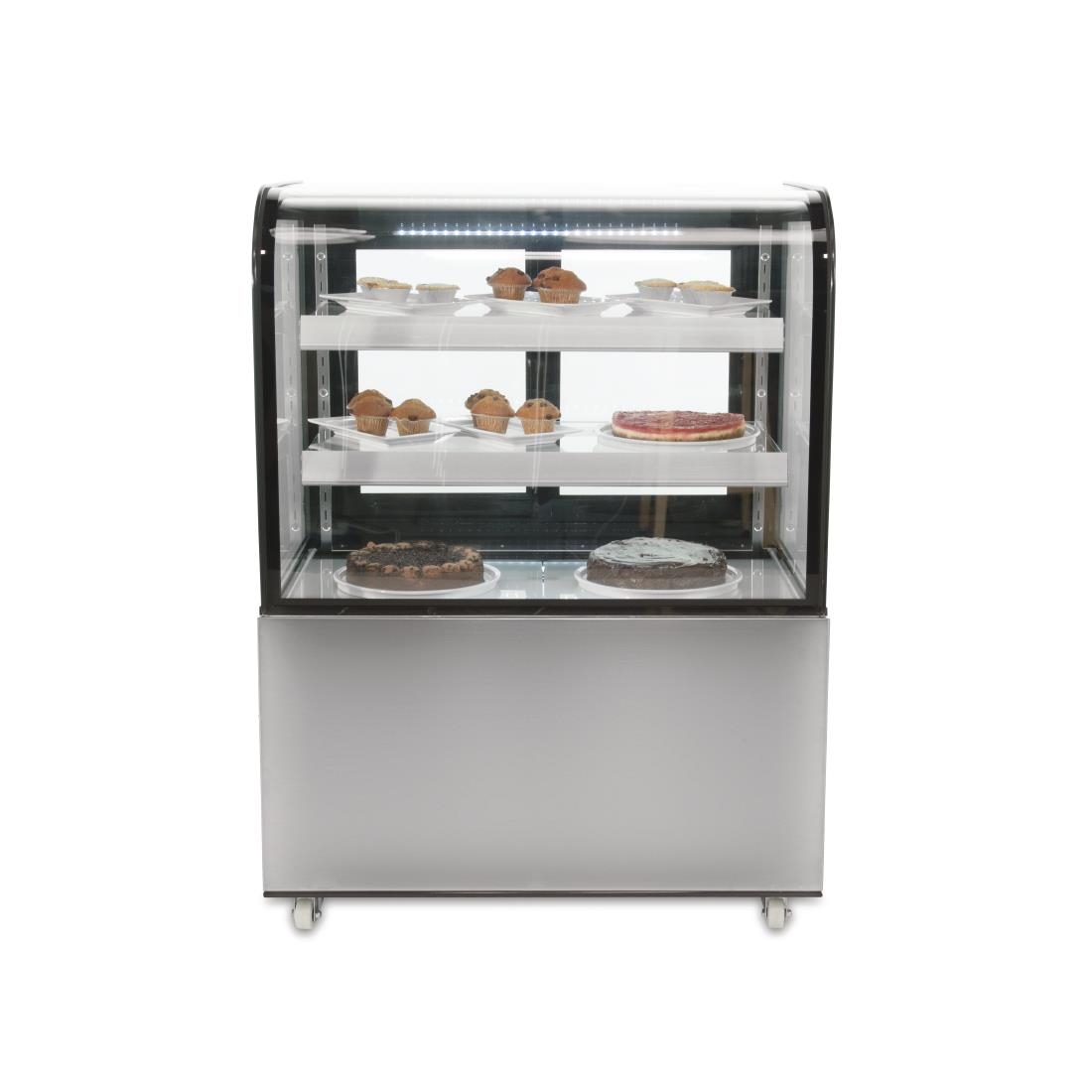 Polar G-serie koelvitrine met gebogen glas 270L - Afbeelding 4