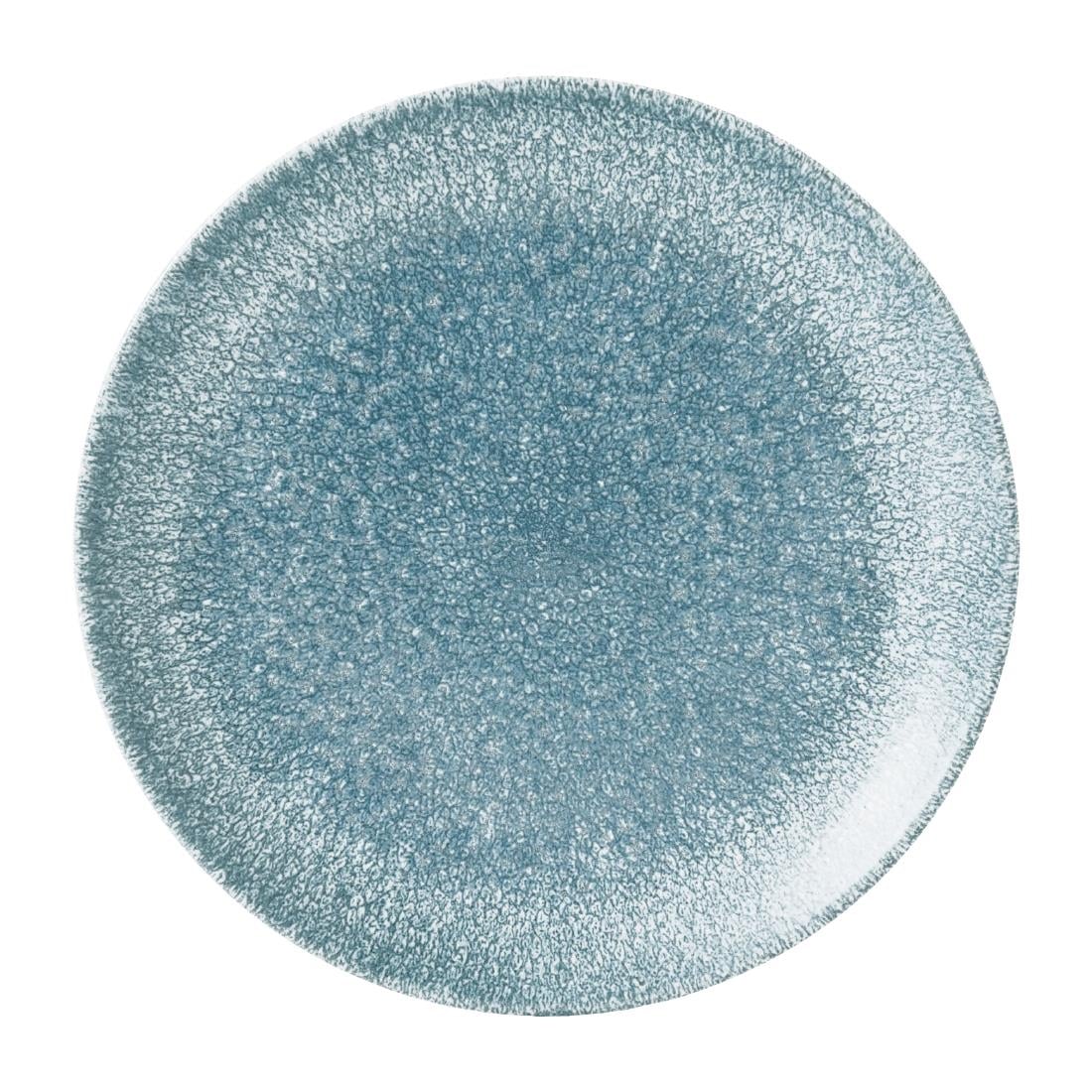 Churchill Raku Topaz Blue Evolve Coupe Bord 16.5cm (12 stuks) - Afbeelding 2