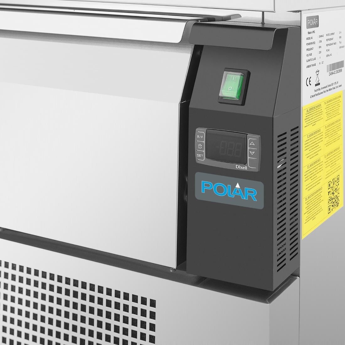 Polar U-serie compacte koel-vrieswerkbank 1 lade 2x GN 1/1 - Afbeelding 7