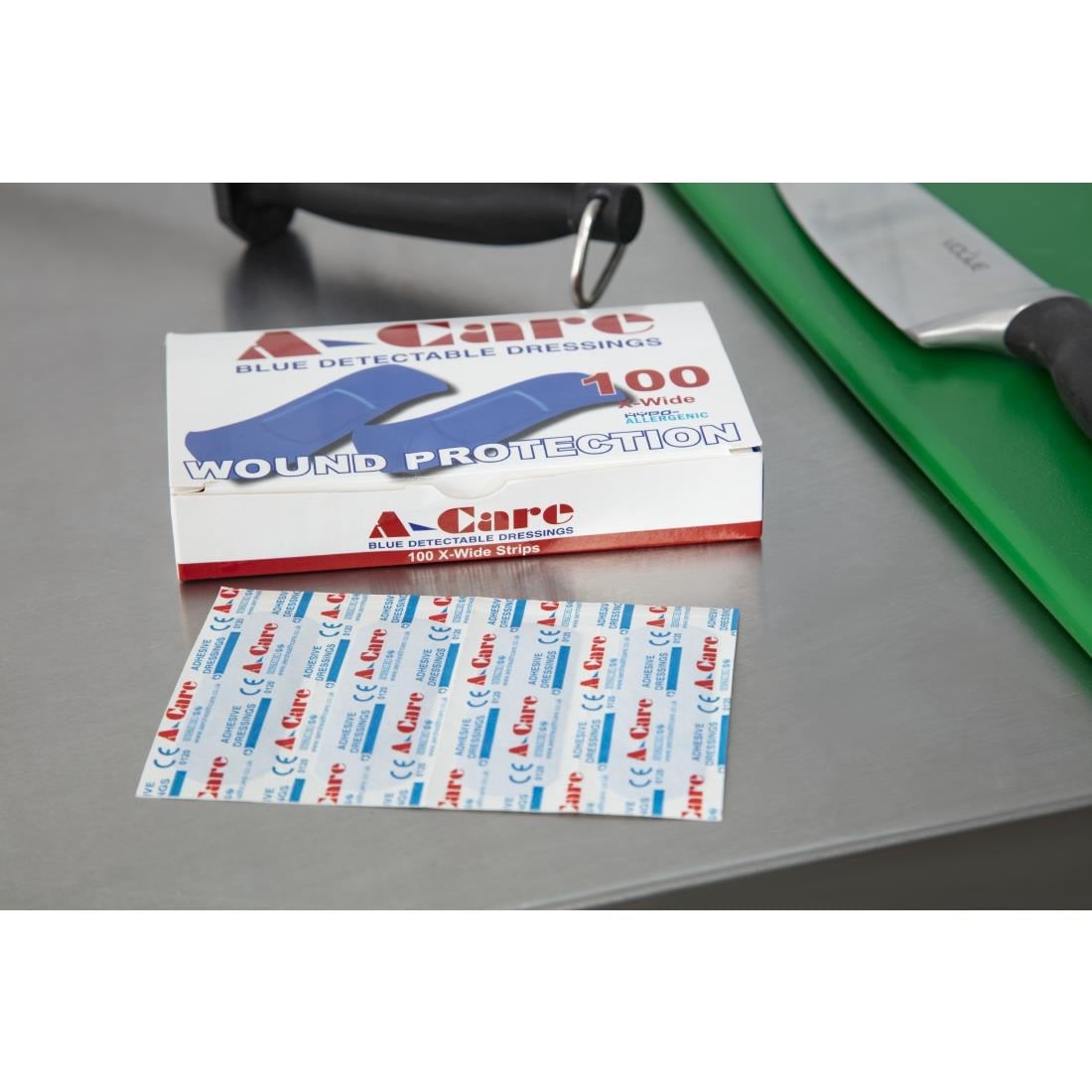 Blauwe standaard pleisters (100 stuks) - Afbeelding 3