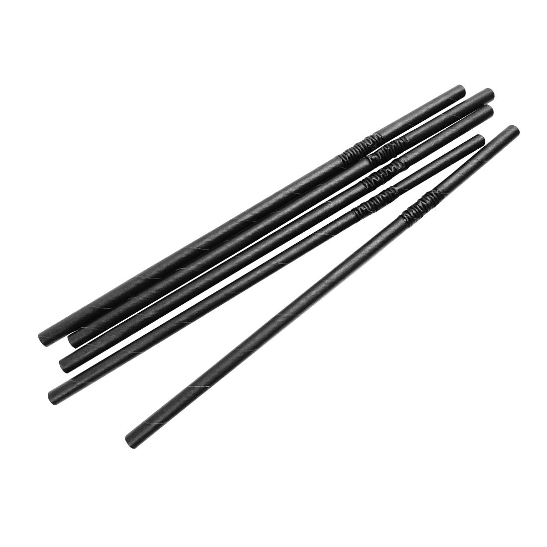 Fiesta Compostable composteerbare papieren buigrietjes zwart (250 stuks) - Afbeelding 6