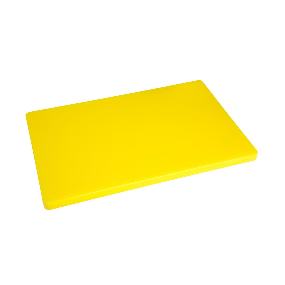 Hygiplas LDPE extra dikke snijplank geel 450x300x20mm - Afbeelding 2
