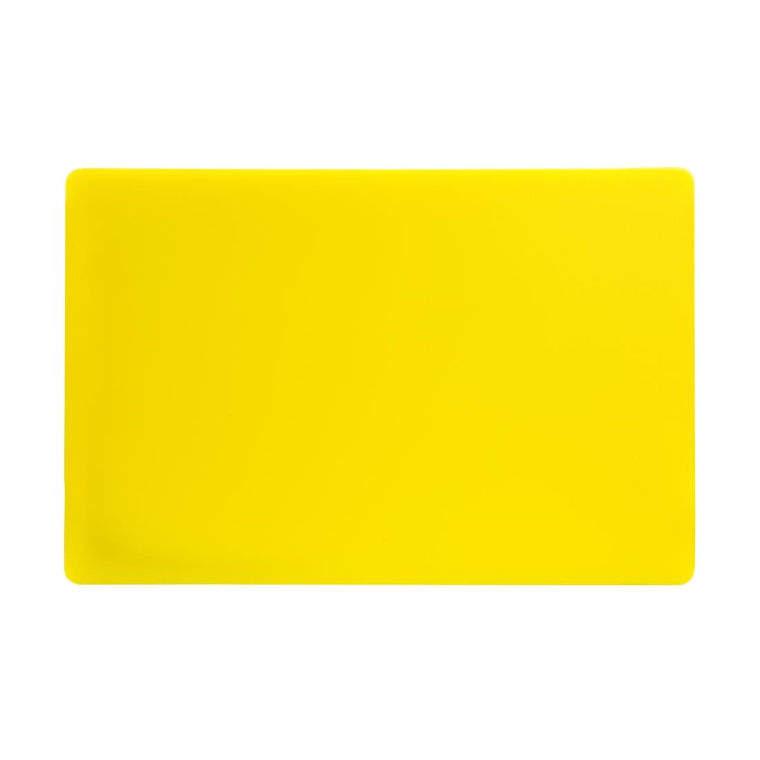Hygiplas LDPE extra dikke snijplank geel 450x300x20mm - Afbeelding 3