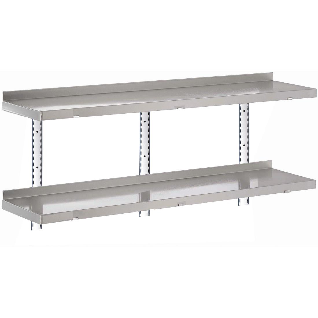 Gastro M RVS wandplank zonder steunen 160x40cm - Afbeelding 4