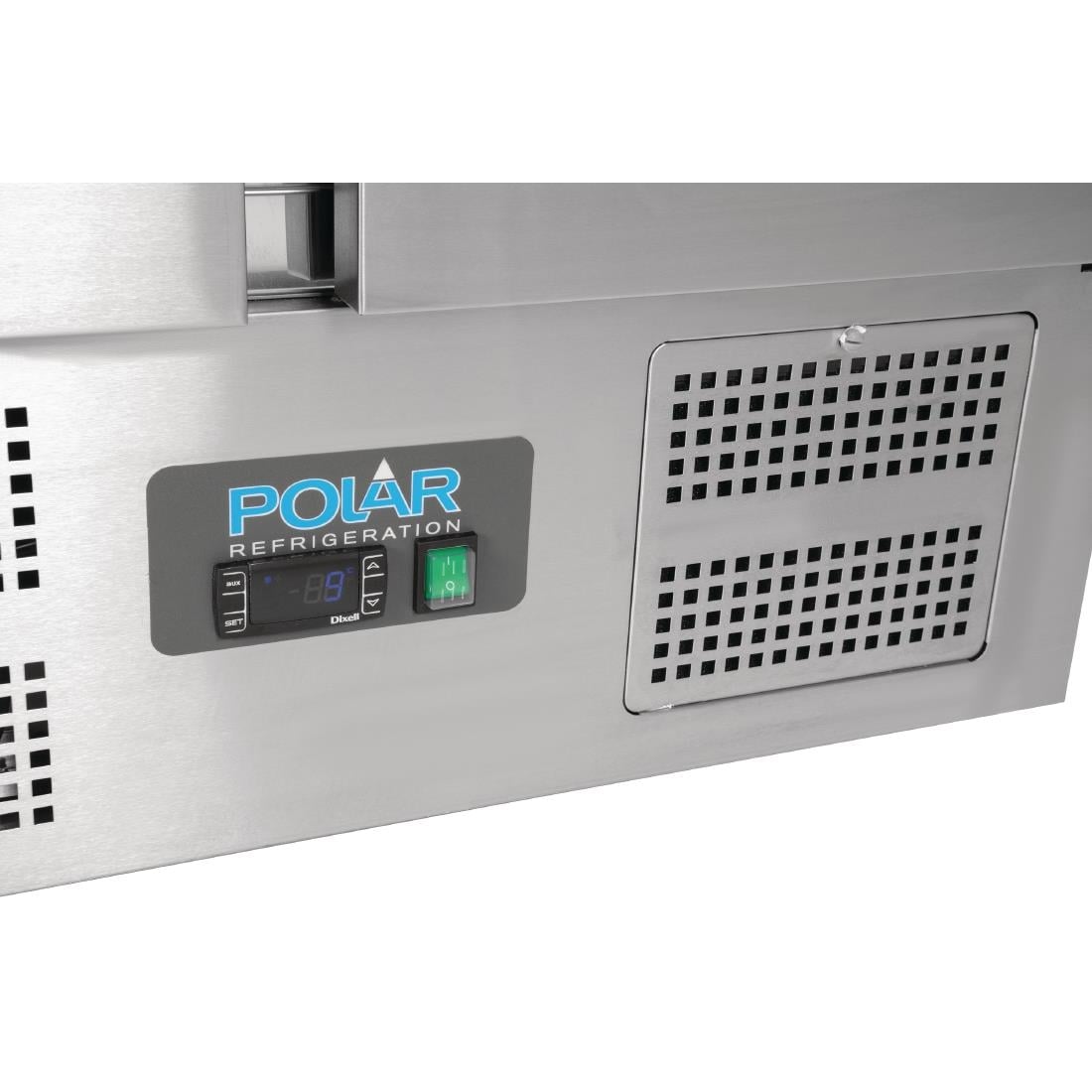 Polar G-serie koelwerkbank met marmeren werkblad 240L - Afbeelding 7