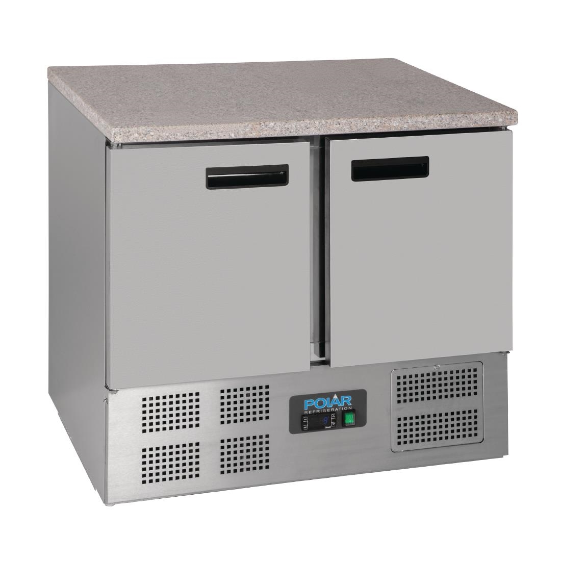 Polar G-serie koelwerkbank met marmeren werkblad 240L - Afbeelding 11