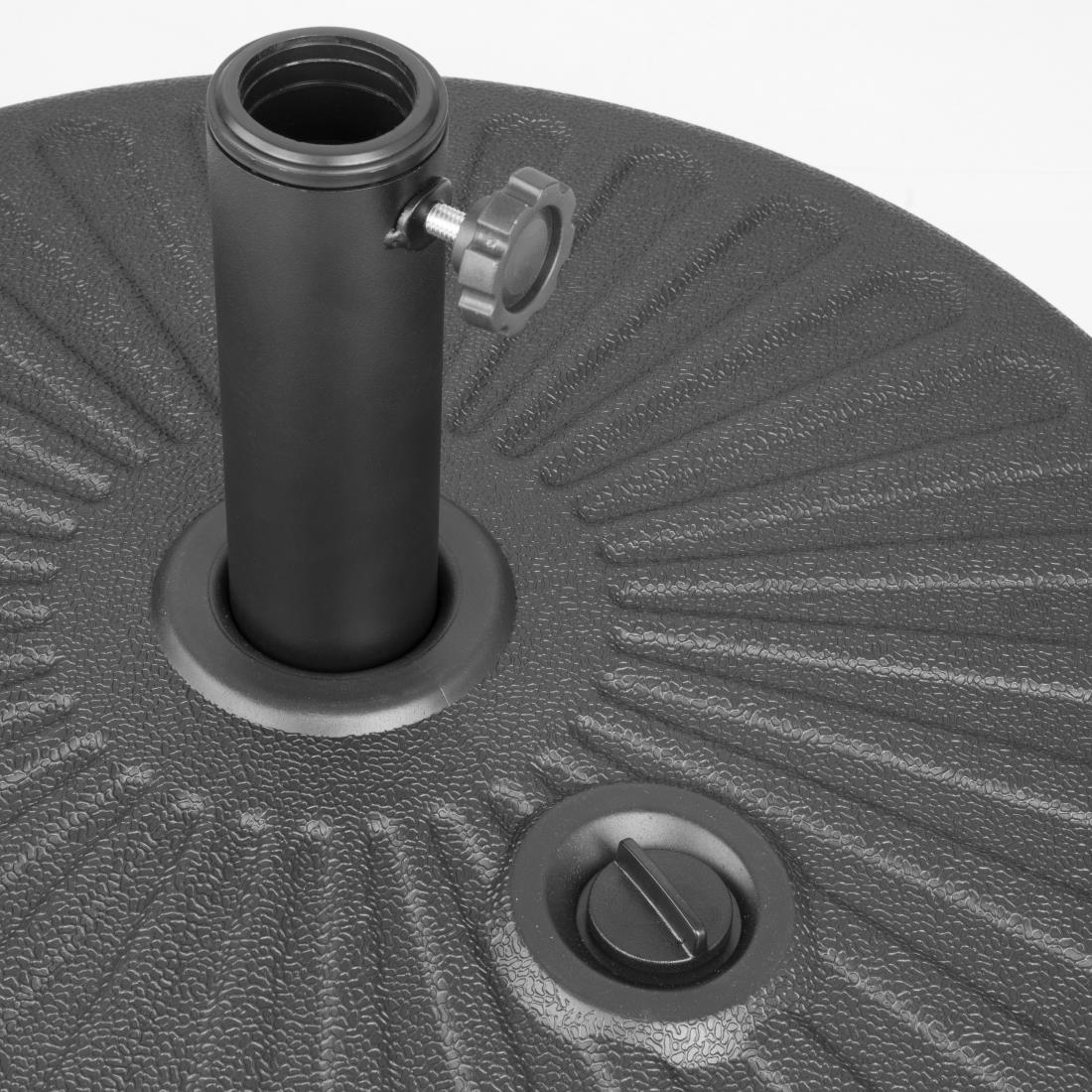 Bolero zwart Kunststof Parasolvoet 40L - Afbeelding 4