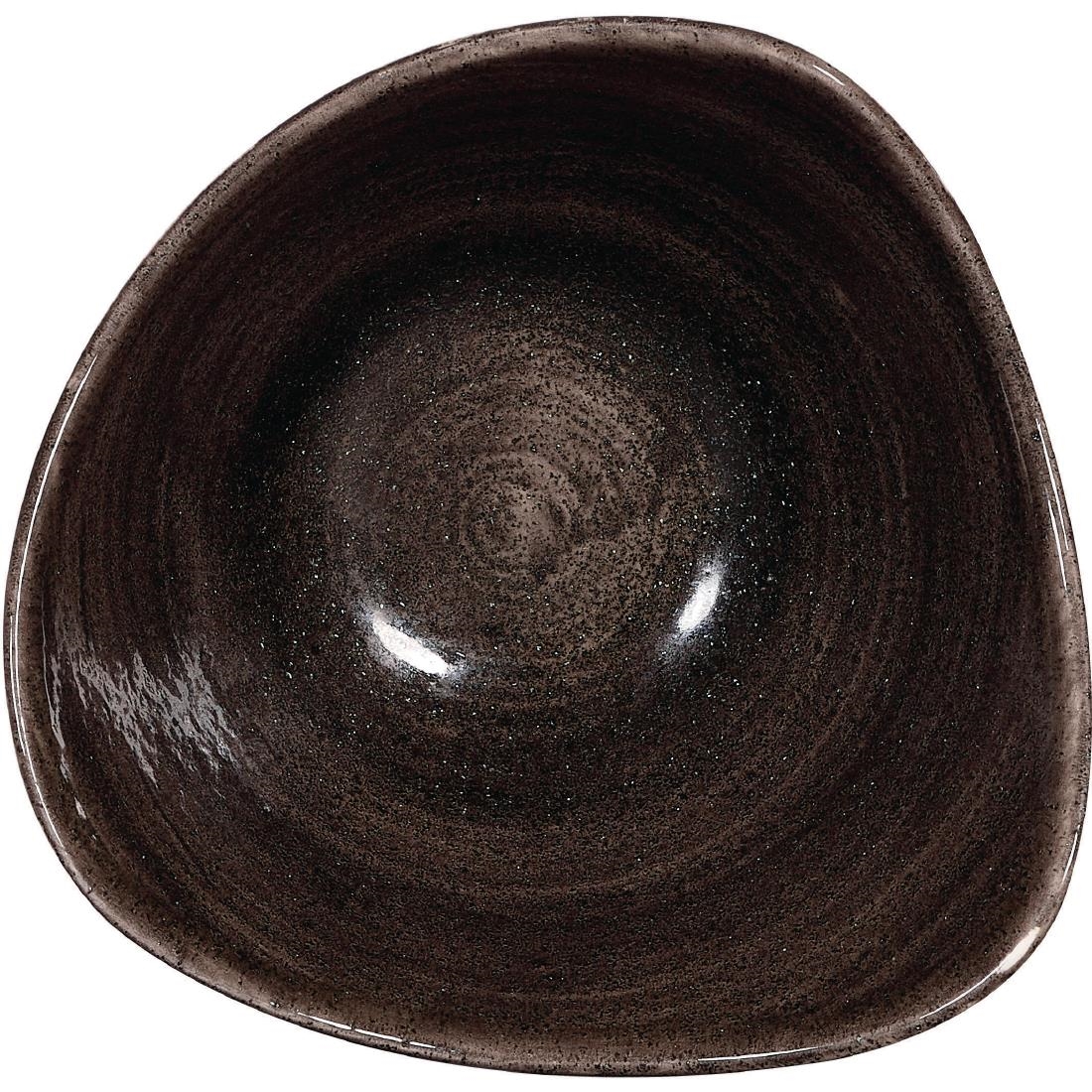 Churchill Stonecast Patina Black Schalen 153mm (12 stuks) - Afbeelding 2