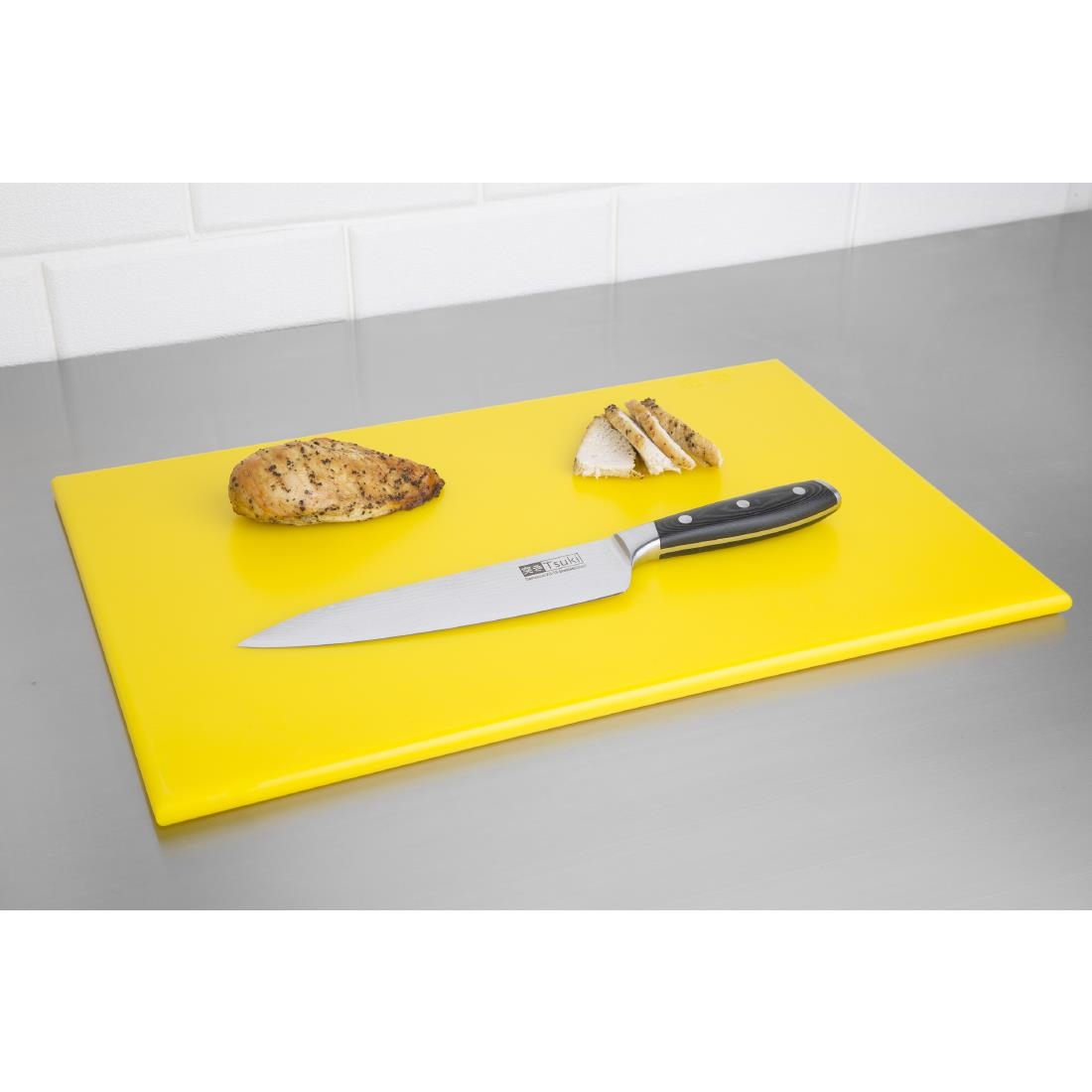 Hygiplas HDPE snijplank geel 450x300x12mm - Afbeelding 6