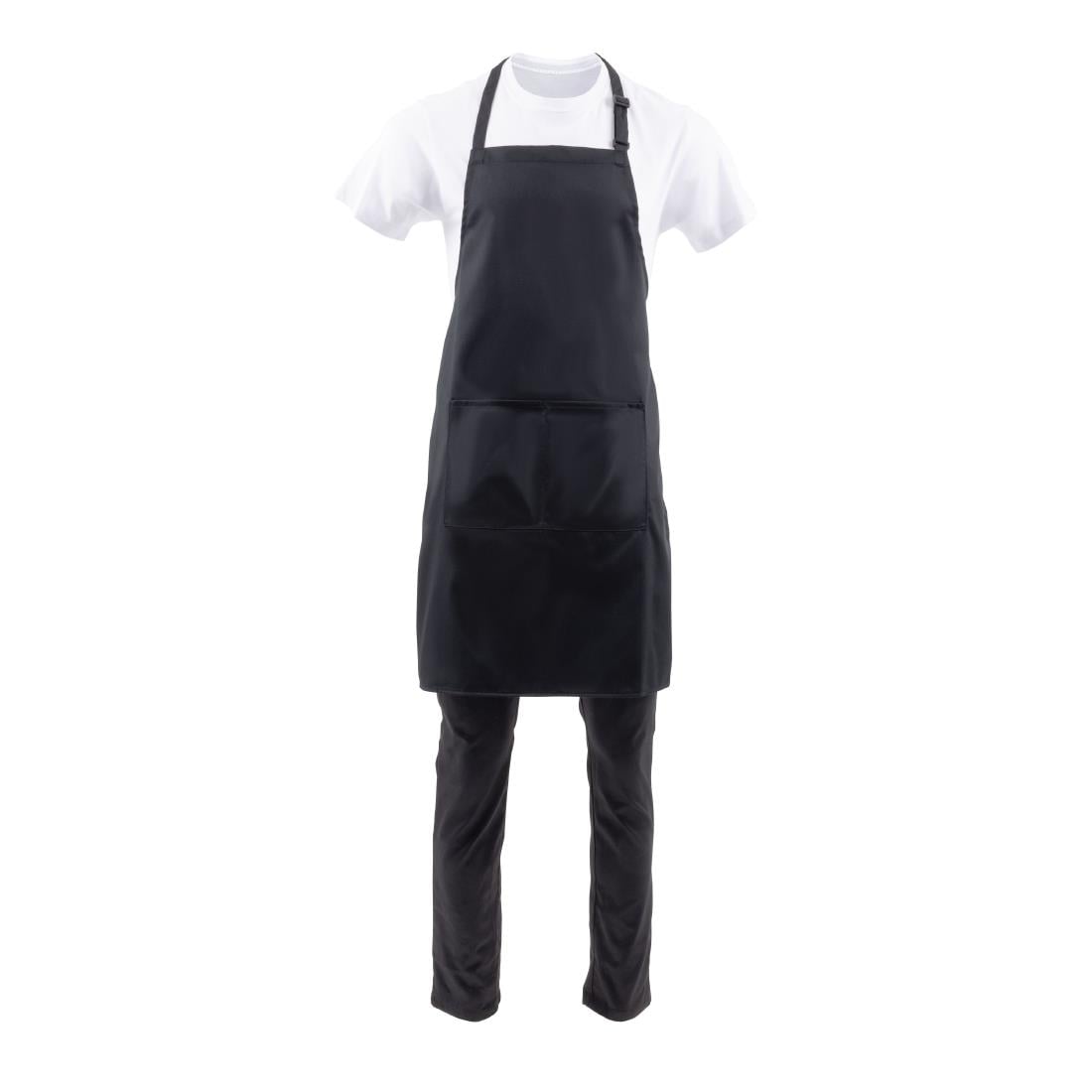 Chef Works halterschort zwart - Afbeelding 3