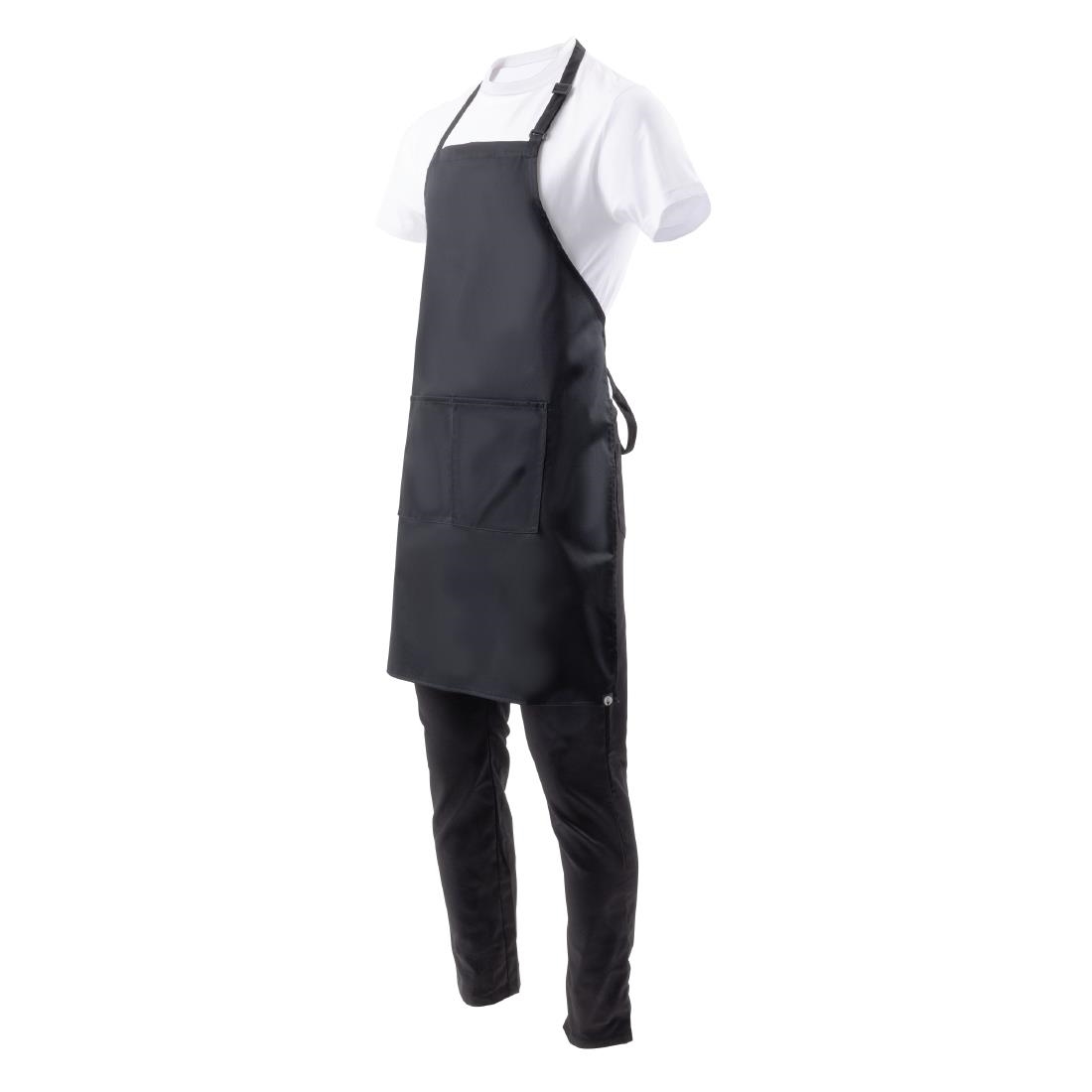 Chef Works halterschort zwart - Afbeelding 4
