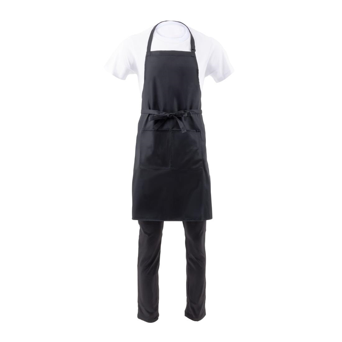 Chef Works halterschort zwart - Afbeelding 6