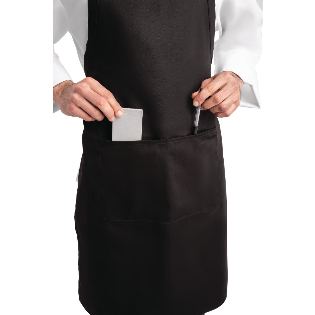 Chef Works halterschort zwart - Afbeelding 8
