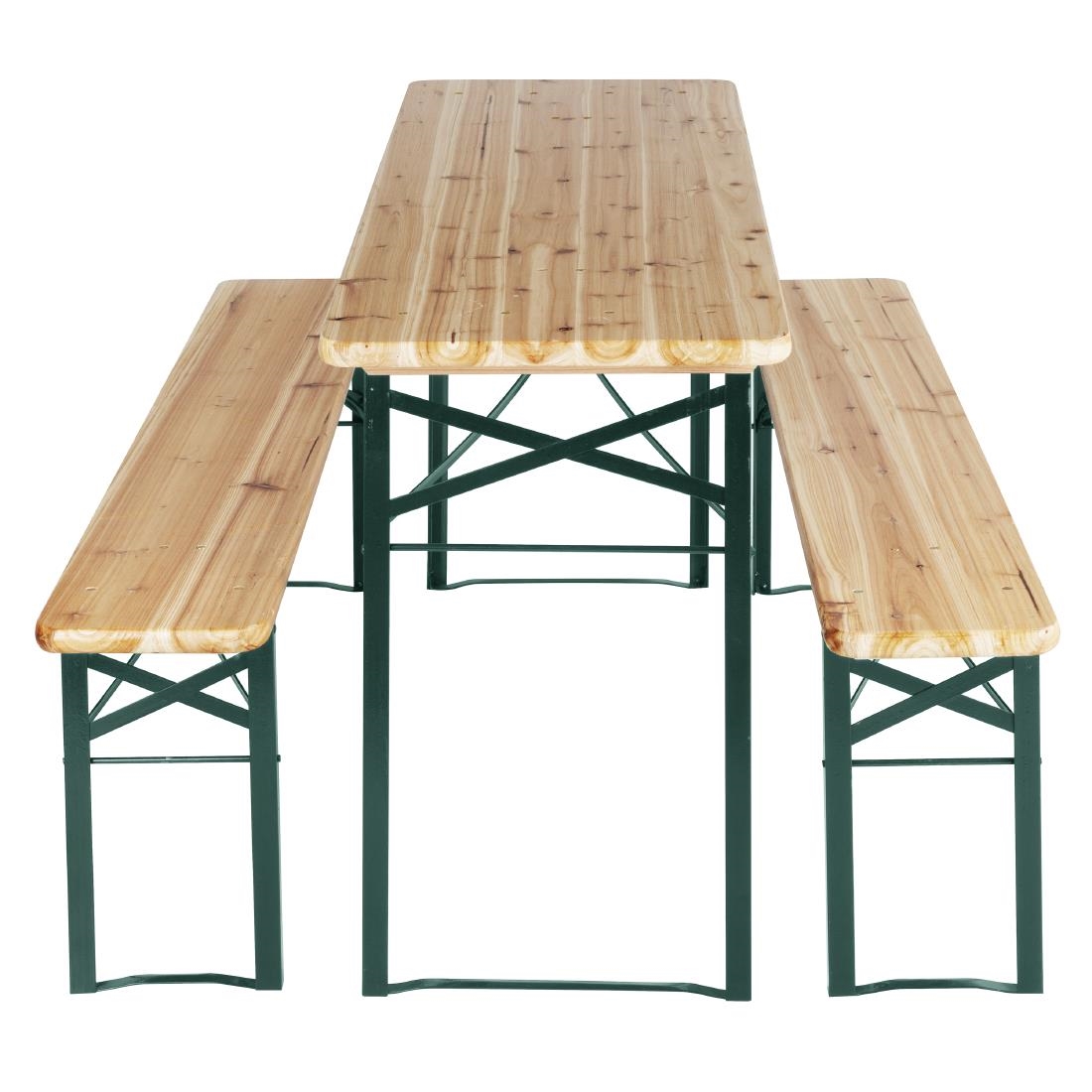 Bolero Duitse bierbank en tafelset 1770x500mm - Afbeelding 2