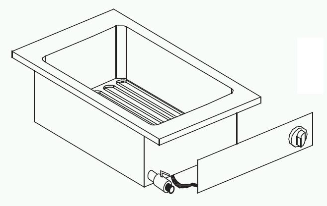 DROPIN EL FRITEUSE 1X10L 5,5KW - Afbeelding 2