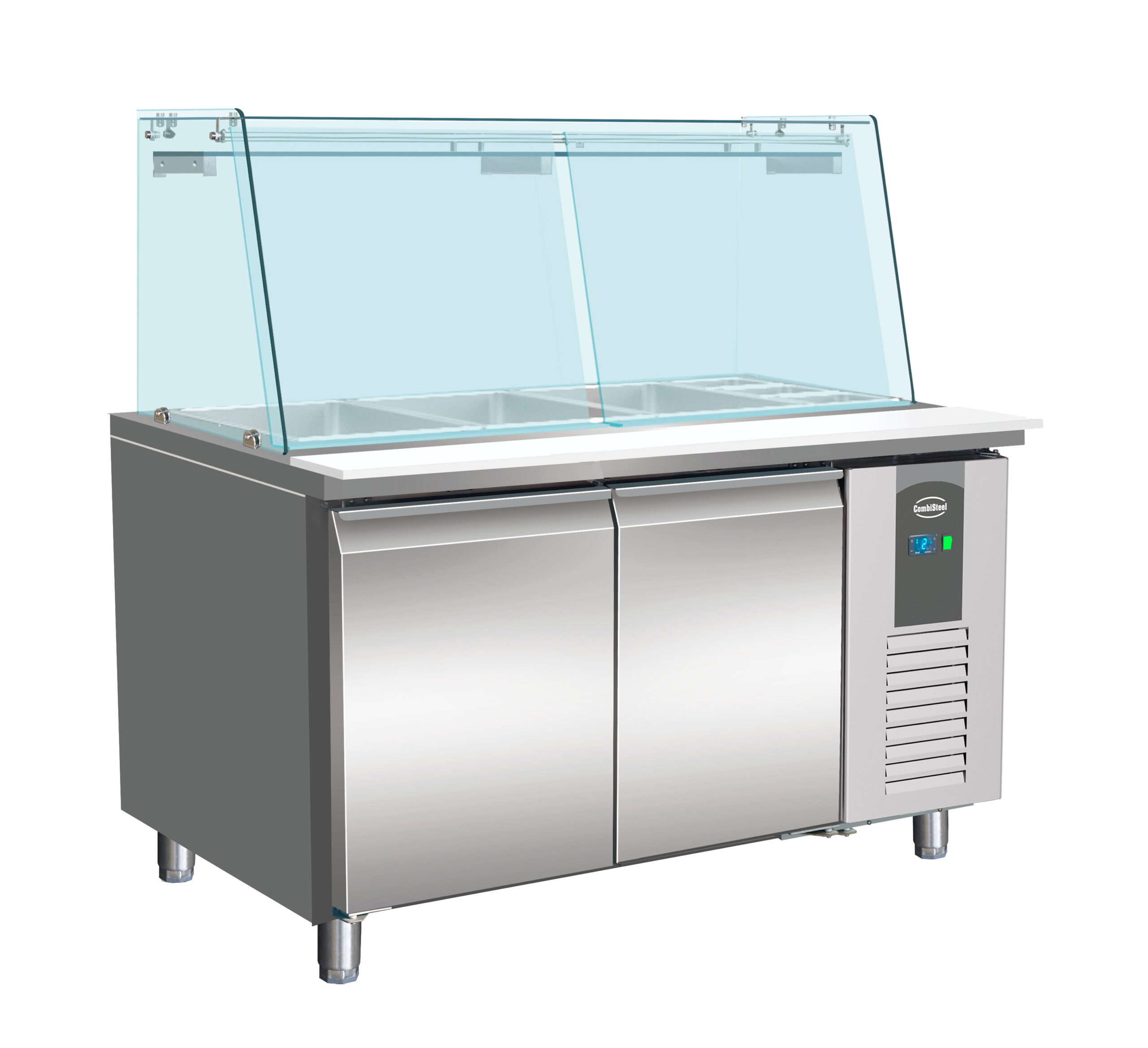 700 KOELWERKBANK GLAS RECHT 2D - Afbeelding 2