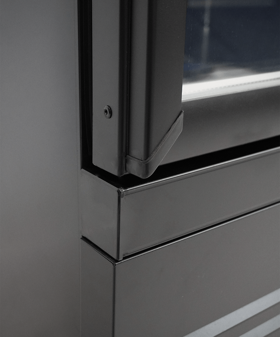 KOELKAST 1 GLASDEUR ZWART - Afbeelding 14