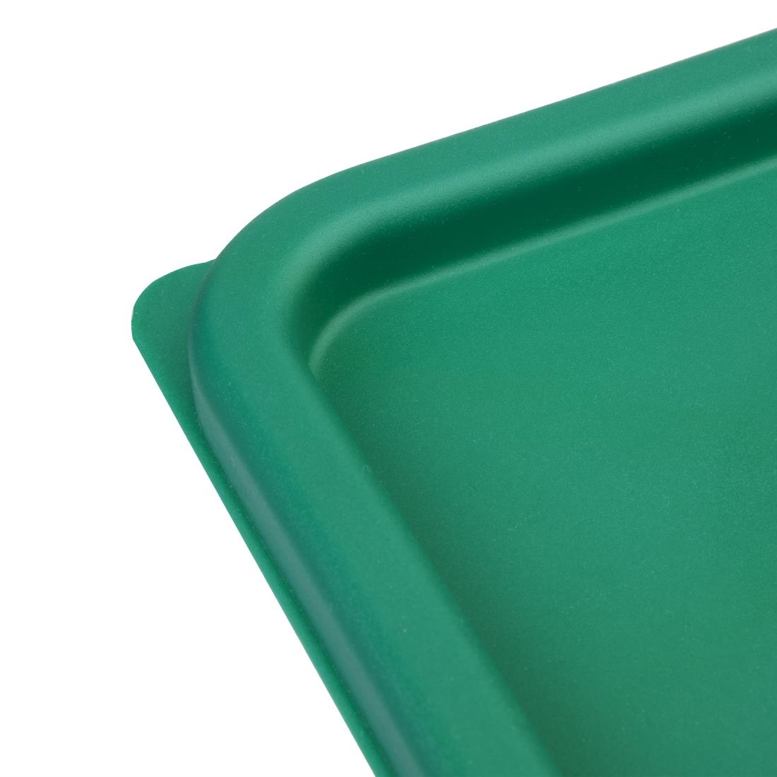 Hygiplas vierkant deksel groen medium - Afbeelding 4