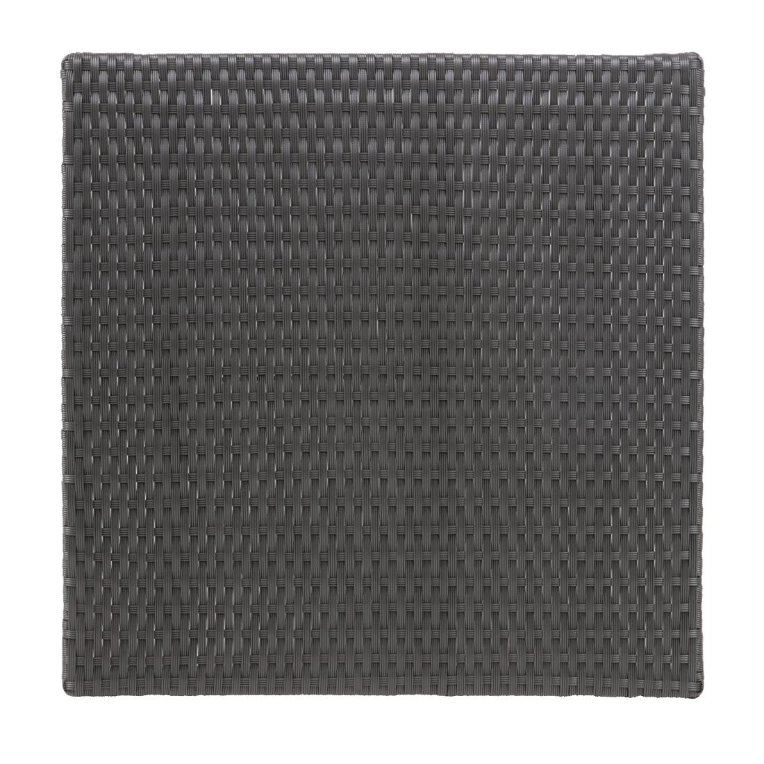 Bolero vierkante polyrotan klaptafel zwart 60cm - Afbeelding 9