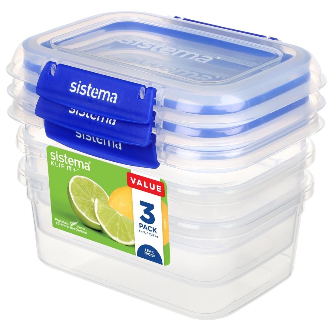 Sistema Klip It Plus vershouddoos 1L (3 stuks) - Afbeelding 2