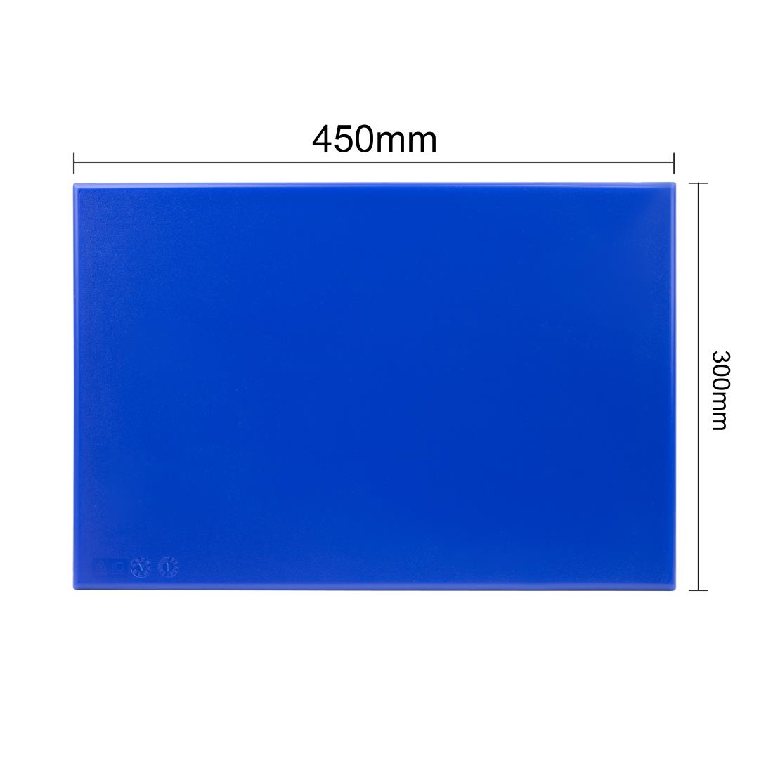 Hygiplas set van 6 HDPE snijplanken met rek en HACCP kleurcode kaart 12(h)x455(b)x305(d)mm - Afbeelding 6