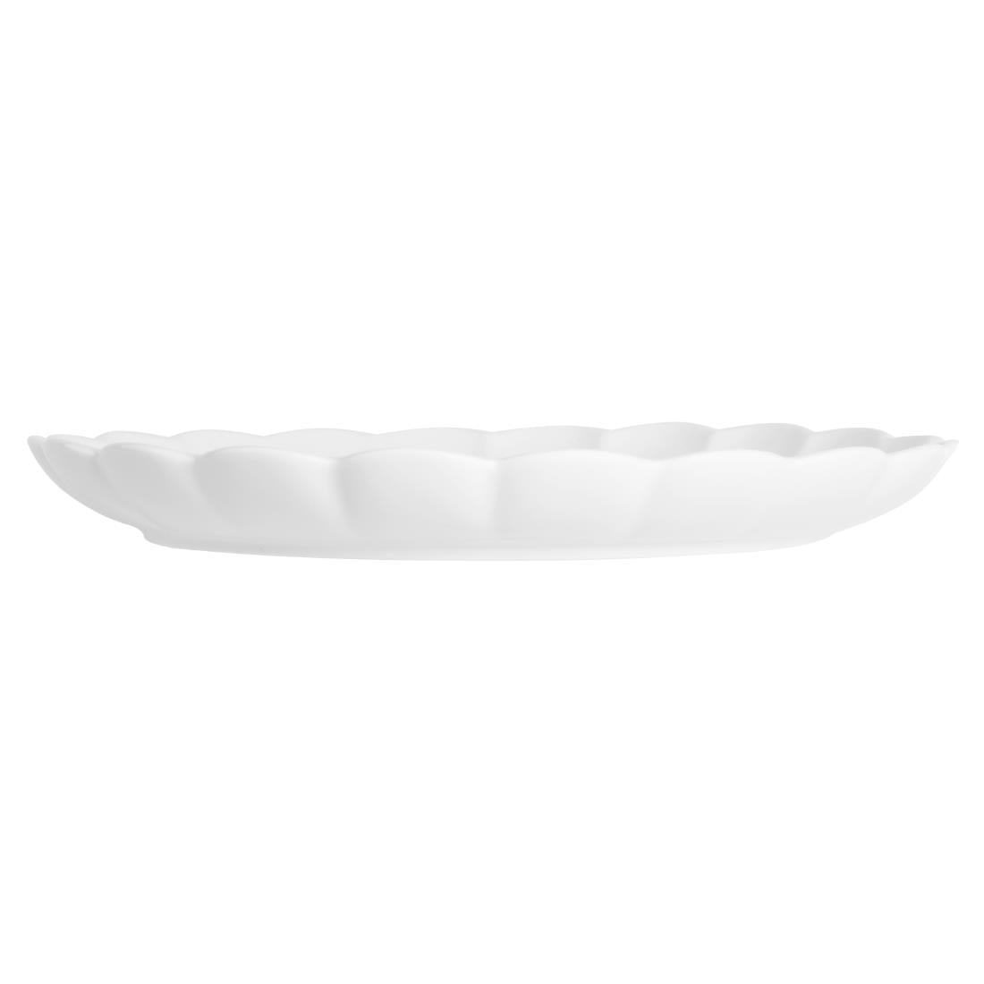 Olympia Bloom Geschulpte Borden Wit 226mm (6 stuks) - Afbeelding 9