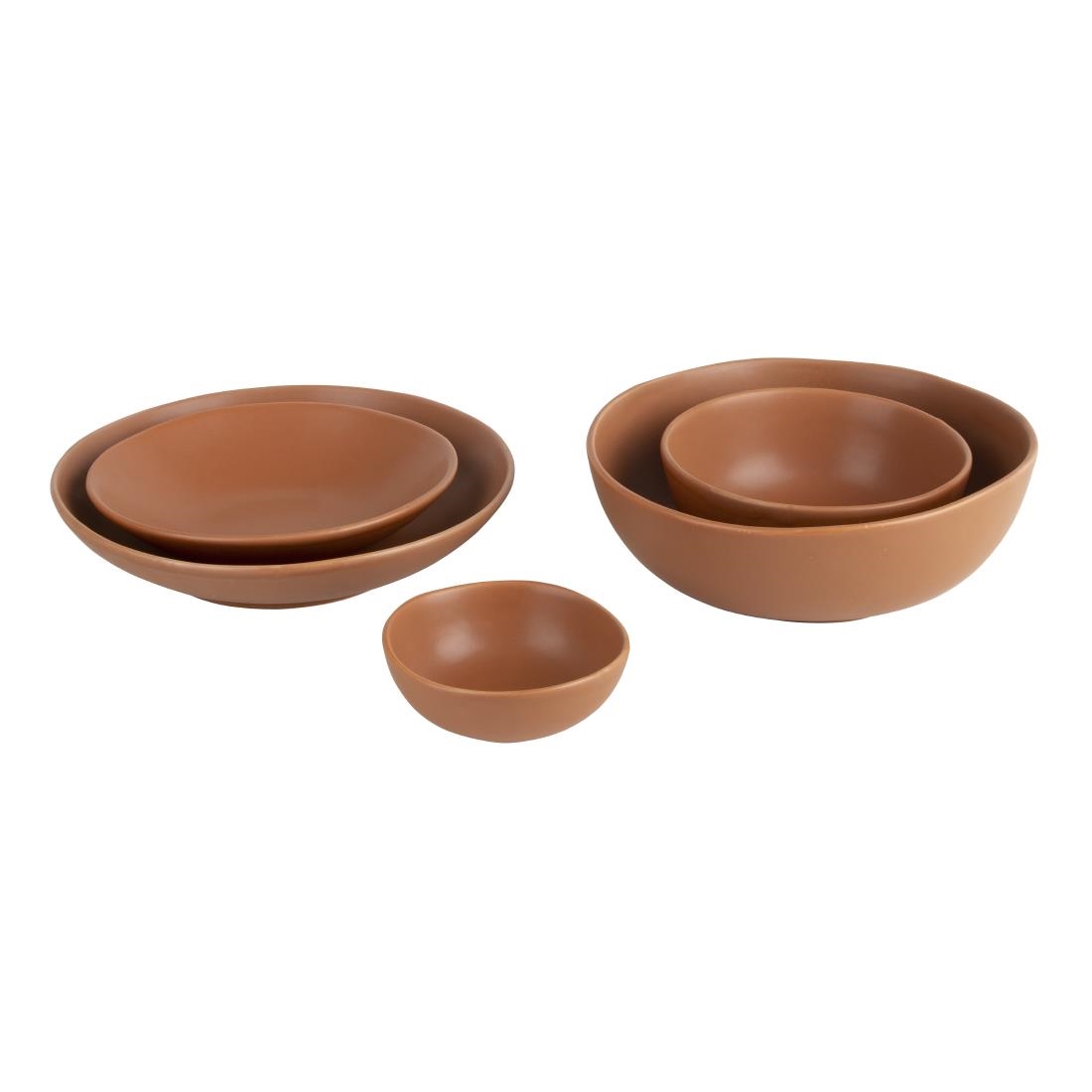 Olympia Build A Bowl platte kom cantaloupe 25x4,5cm (4 stuks) - Afbeelding 5