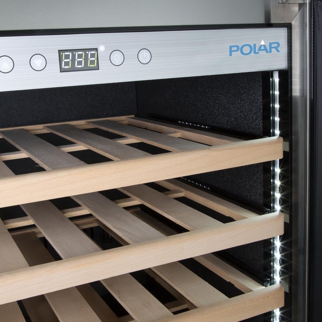 Polar G-serie roestvrij stalen wijnkoelkast 47 flessen - Afbeelding 7
