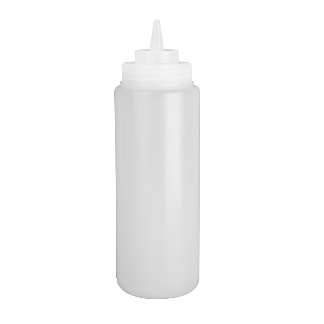 Vogue transparante knijpfles met brede hals 909 ml - Afbeelding 4