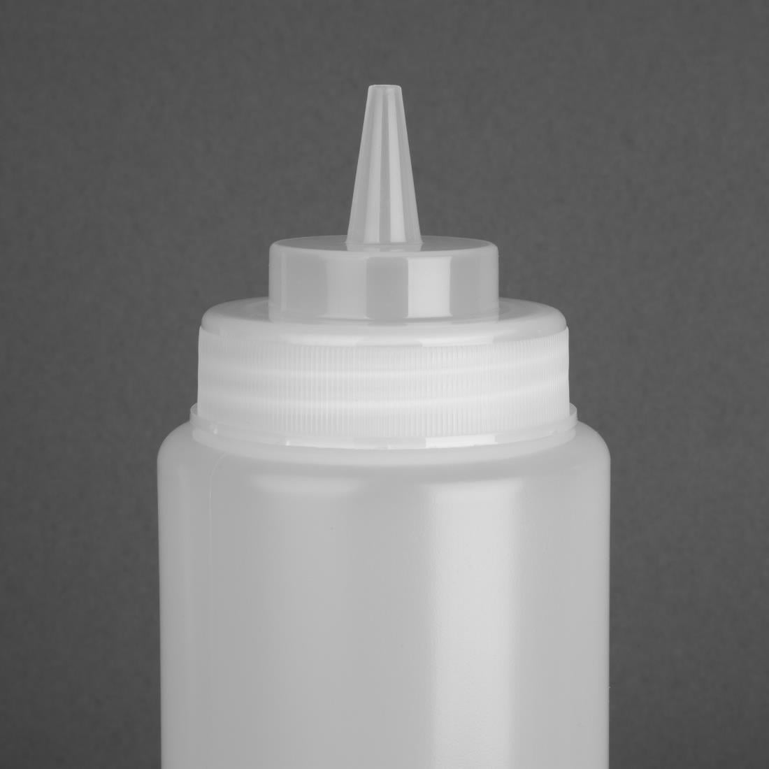Vogue transparante knijpfles met brede hals 909 ml - Afbeelding 5