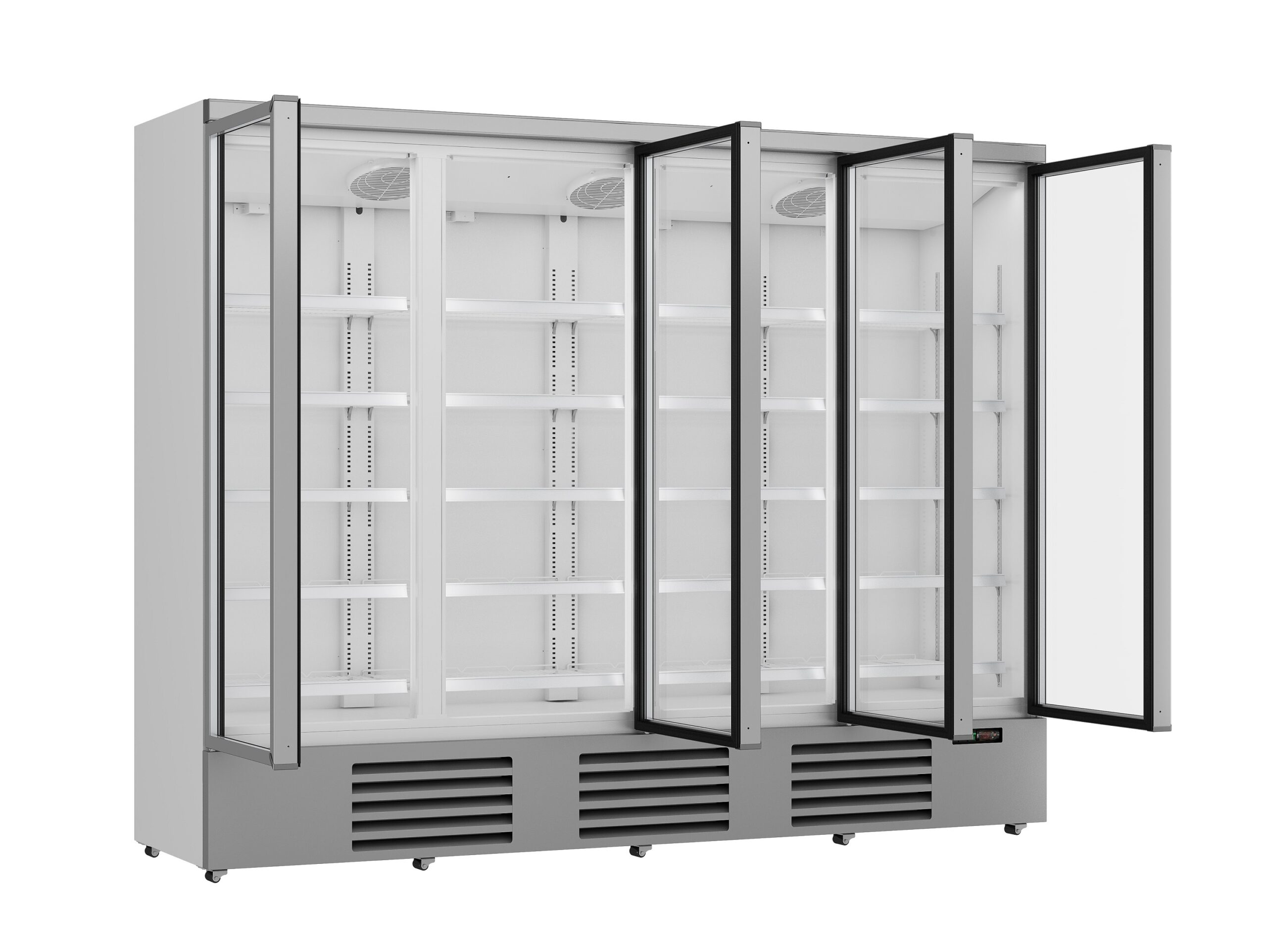 KOELKAST 4 GLASDEUREN *HEFTRUK - Afbeelding 3