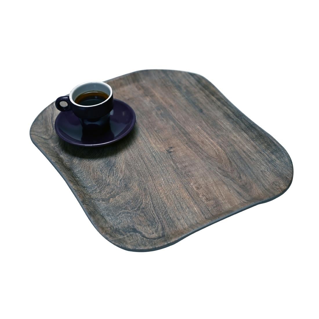 Cambro Versa dienblad 26x32cm rechthoekig rustiek decor lichtolijf - Afbeelding 2