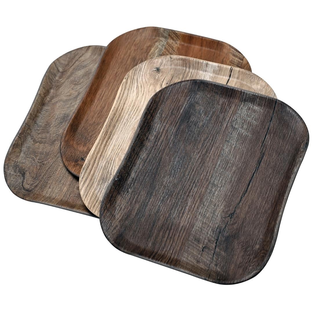 Cambro Versa dienblad 26x32cm rechthoekig rustiek decor lichtolijf - Afbeelding 3